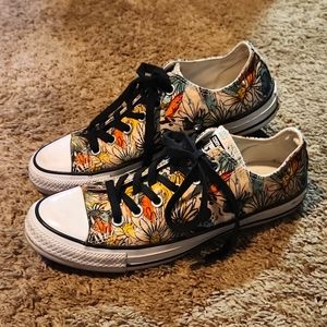 Floral Converse 8.5